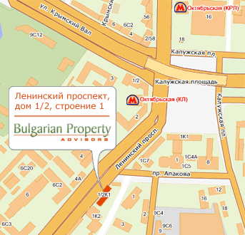 схема проезда недвижимость в Болгарии Схема проезда к Bulgarian property advisors
