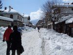 Банско в снегу