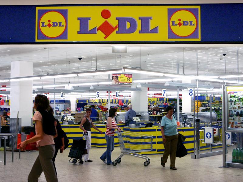 Магазин lidl в Болгарии